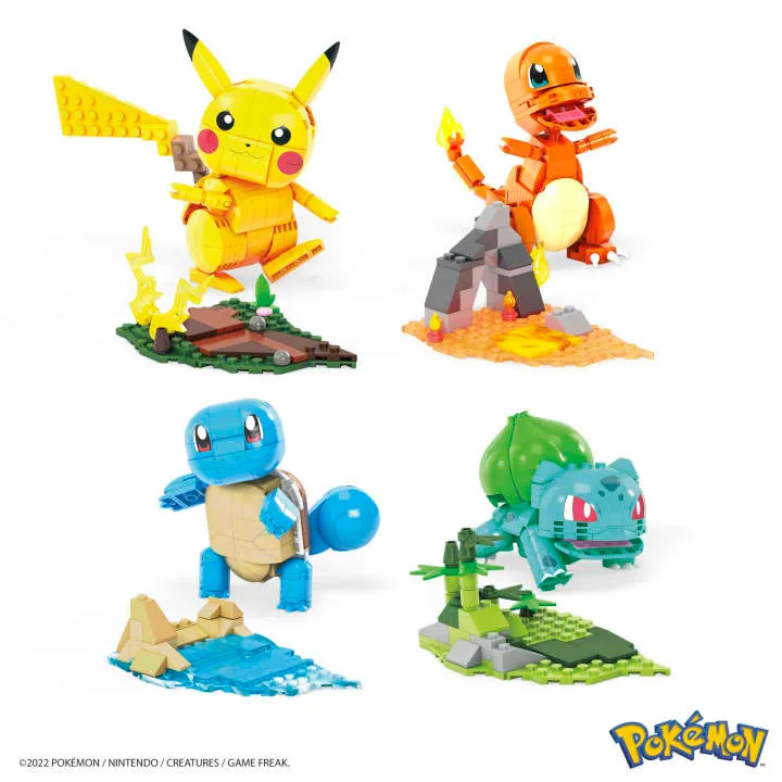 MEGA - Créer et Montrer Pikachu et les Pokémon Partenaires de Kanto