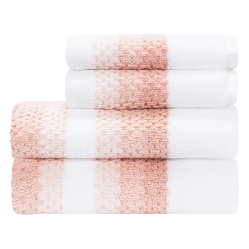 CARO HOME - Ensemble de 4 Serviettes