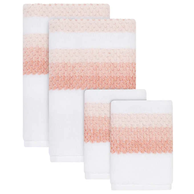CARO HOME - Ensemble de 4 Serviettes