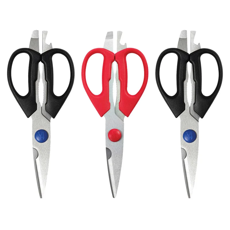 HENCKELS - Ensemble de 3 Ciseaux de Cuisine Détachables Robustes