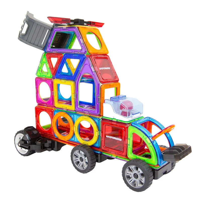 MAGFORMERS - Jeu de Construction Magnétique De Luxe 120 Pièces