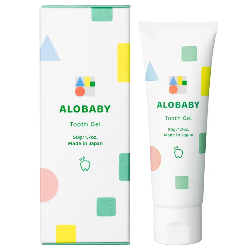 Alobaby Organic Orange Toothpaste Gel 50G Fluoride-Free for Kids