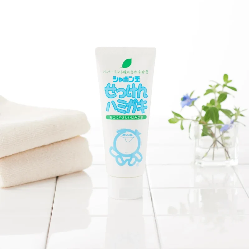 Shabondama Soap Toothpaste 140G Fluoride-Free Whitening Formula