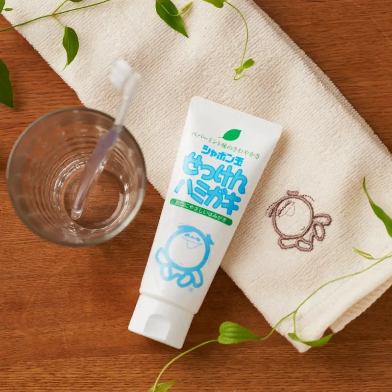 Shabondama Soap Toothpaste 140G Fluoride-Free Whitening Formula