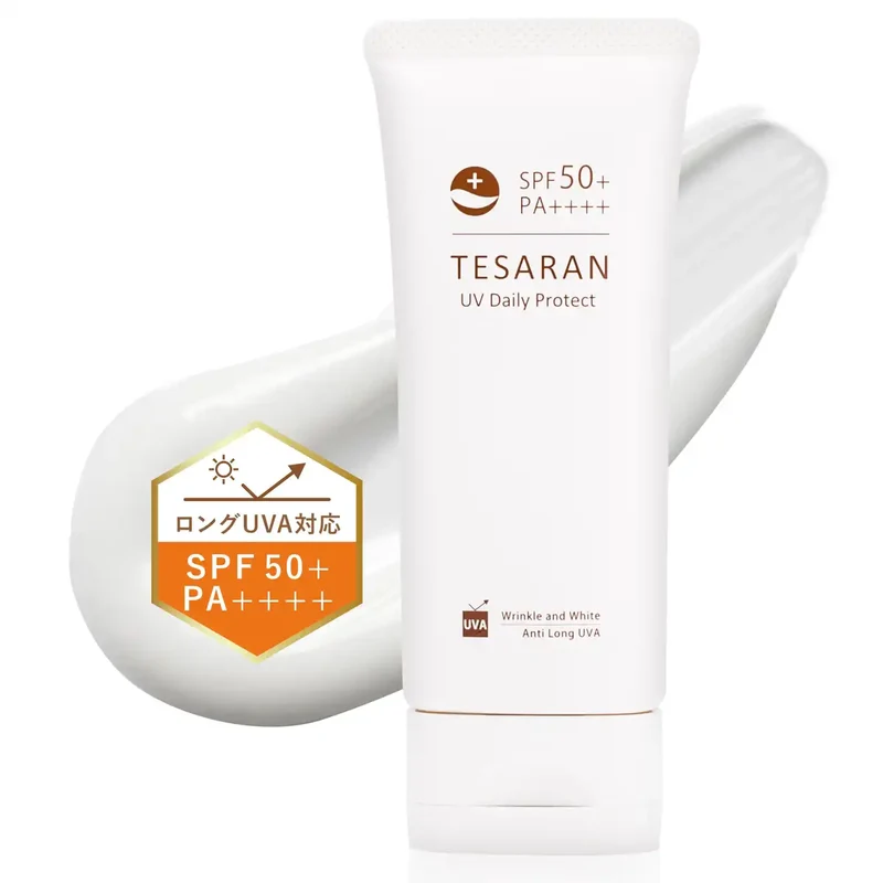 Tesaran UV Daily Protect: Non-Chemical Sunscreen Cream 60g for Face with Tone-Up
