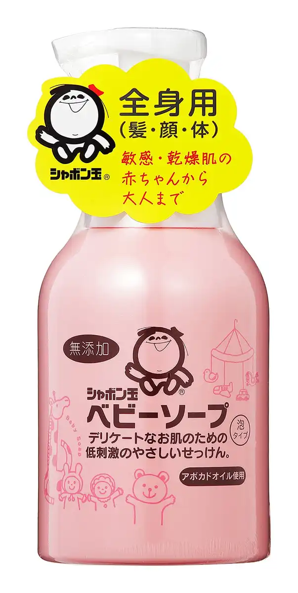 Shabondama Soap Baby Foam 400ml Gentle Cleanser for Sensitive Skin