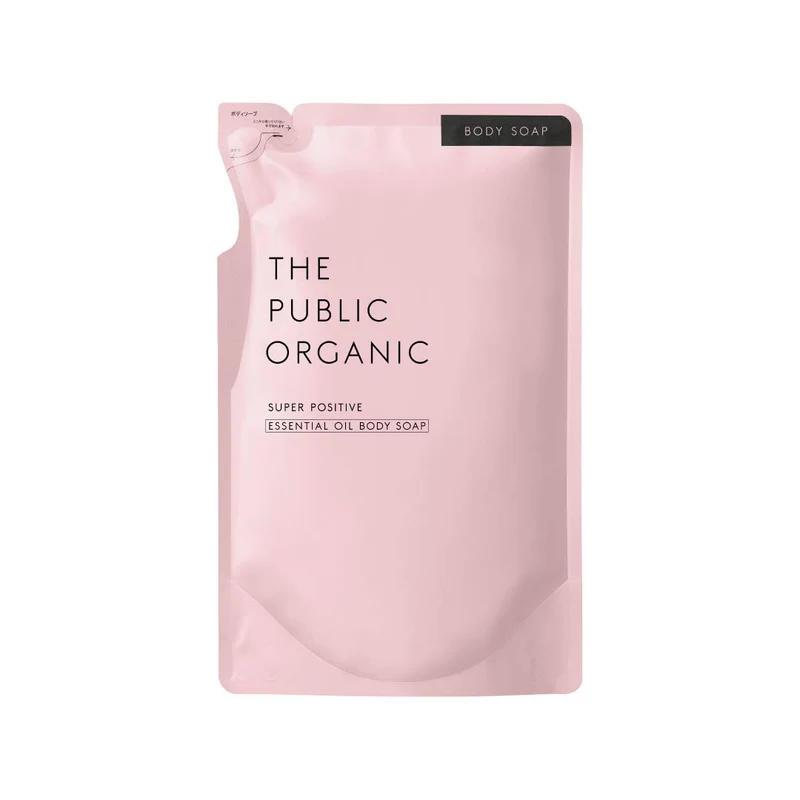 The Public Organic Super Positive Body Soap Refill 400ml - Amino Acid Essential Oil