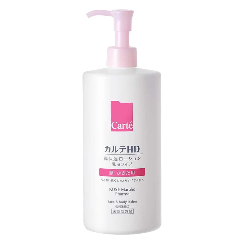 Carte Karte HD Moisture Lotion 410ml - Hydrating Face & Body Pump Formula