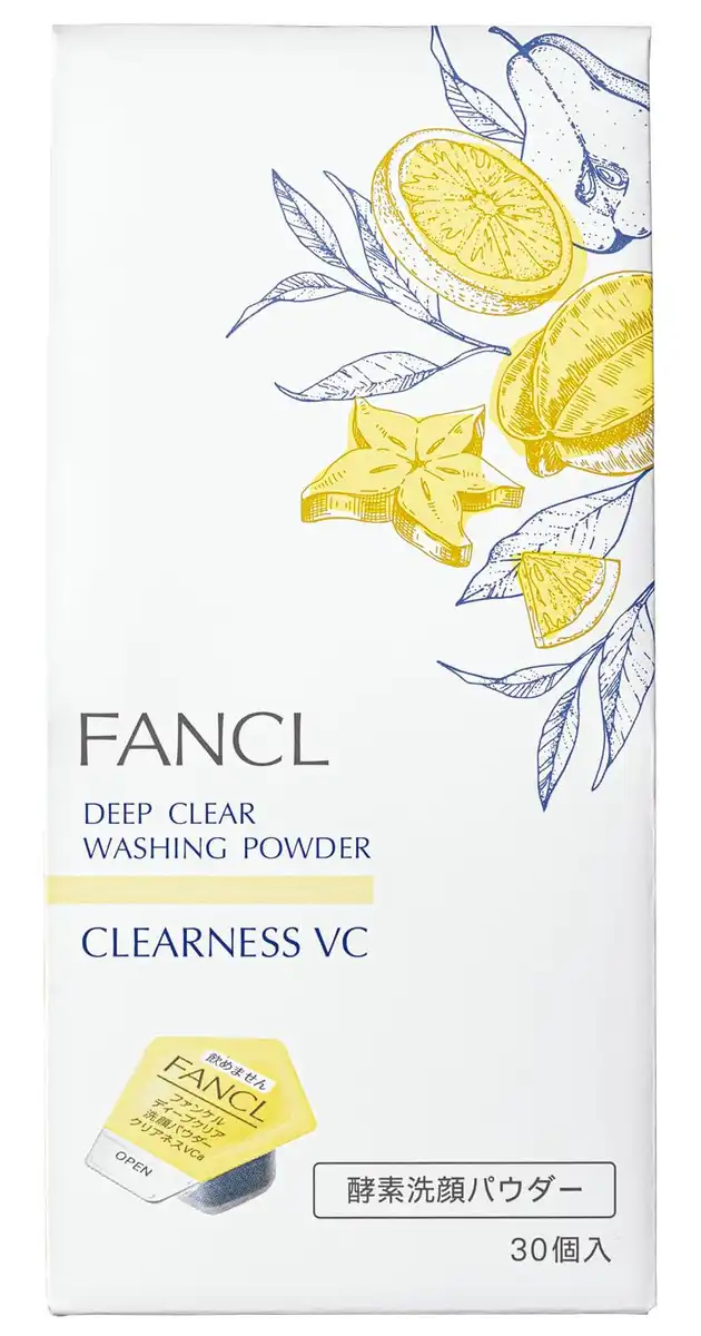 FANCL Deep Clear Cleansing Powder Herbal Citrus 30pcs Pore Blackhead Cleanser