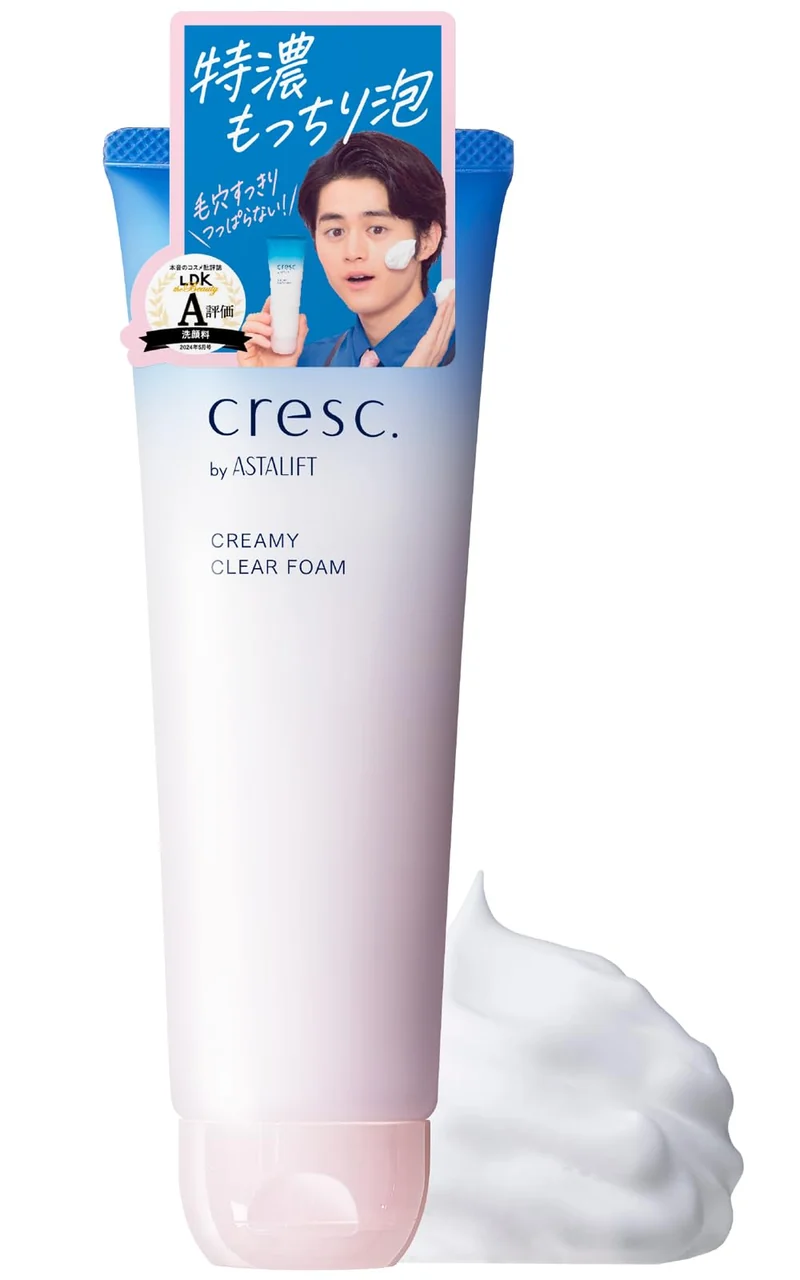Cresc By Astalift Creamy Clear Foam Cleanser 120g