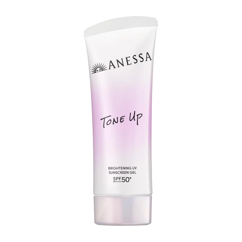 ANESSA Brightening UV Gel NA 90g SPF50+ PA++++ White Floral Face Tone-Up