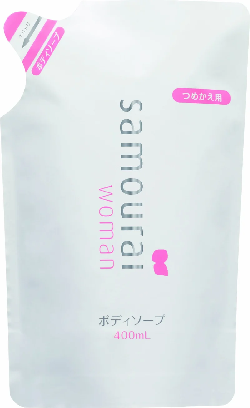 Samourai Woman Samurai Body Soap Refill 400ml - Refreshing Cleanser
