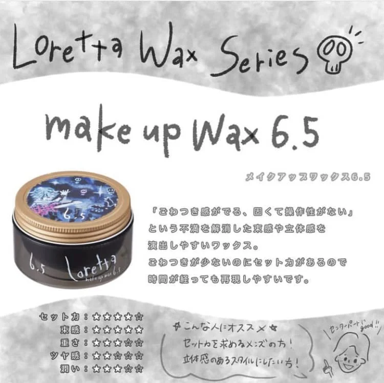 Loretta Hair Wax 6.5 - 65G Strong Hold Styling for All Hair Types