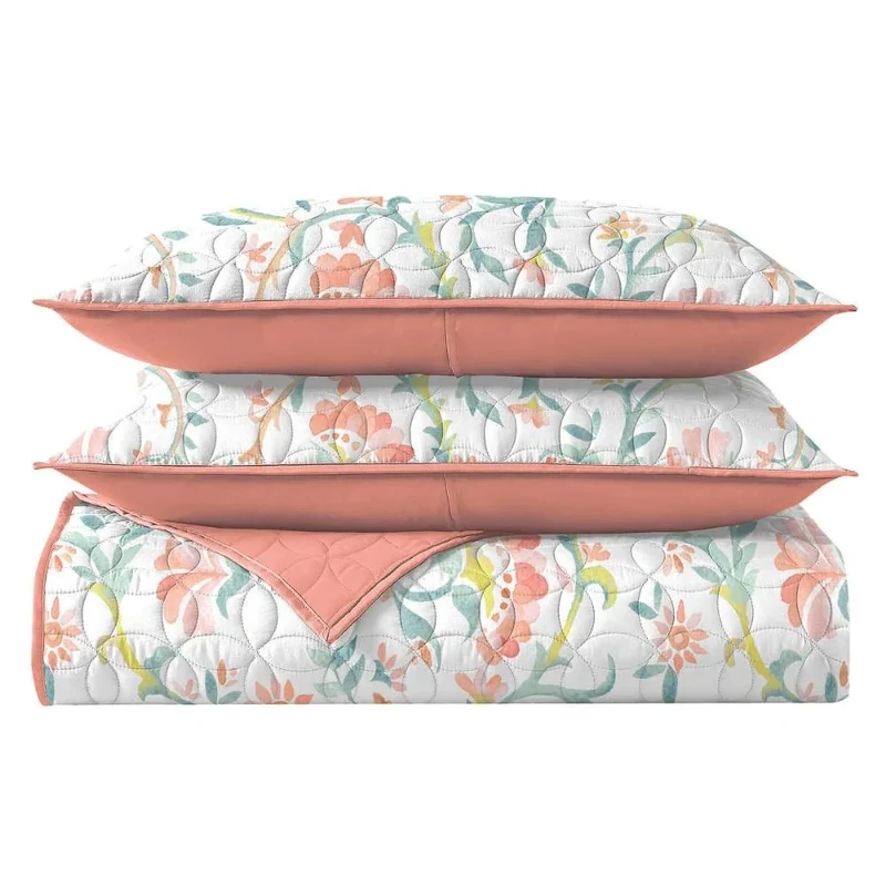 MARTHA STEWART - Ensemble de Couvre-Lit 3 Pièces