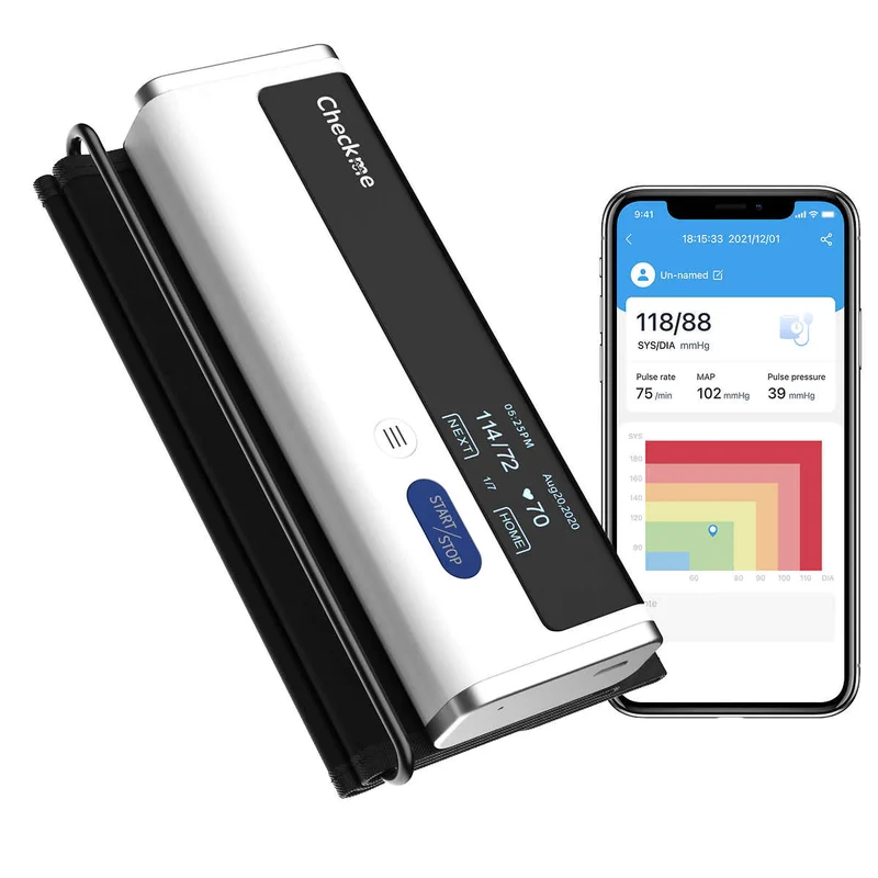 CHECKME - Tensiomètre Artériel Automatique Sans Fil avec Connectivité Bluetooth *Boite Ouverte*