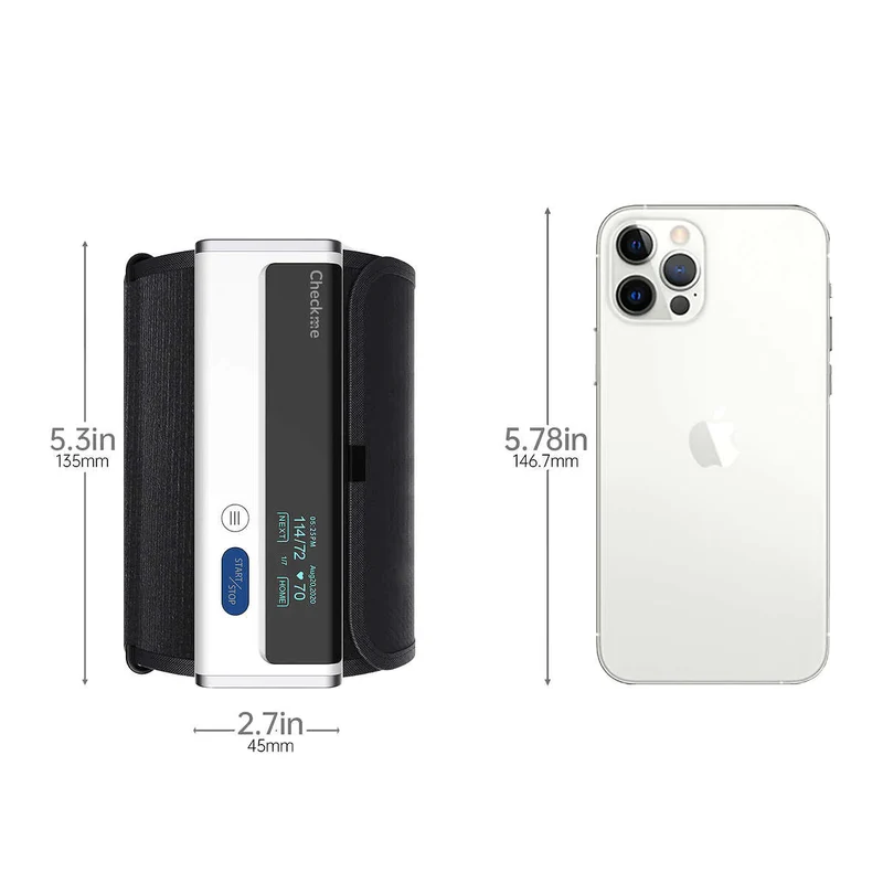 CHECKME - Tensiomètre Artériel Automatique Sans Fil avec Connectivité Bluetooth *Boite Ouverte*