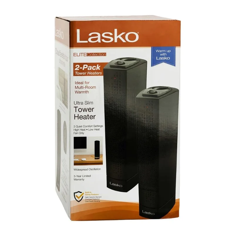 LASKO - Ensemble de 2 Radiateurs Tours