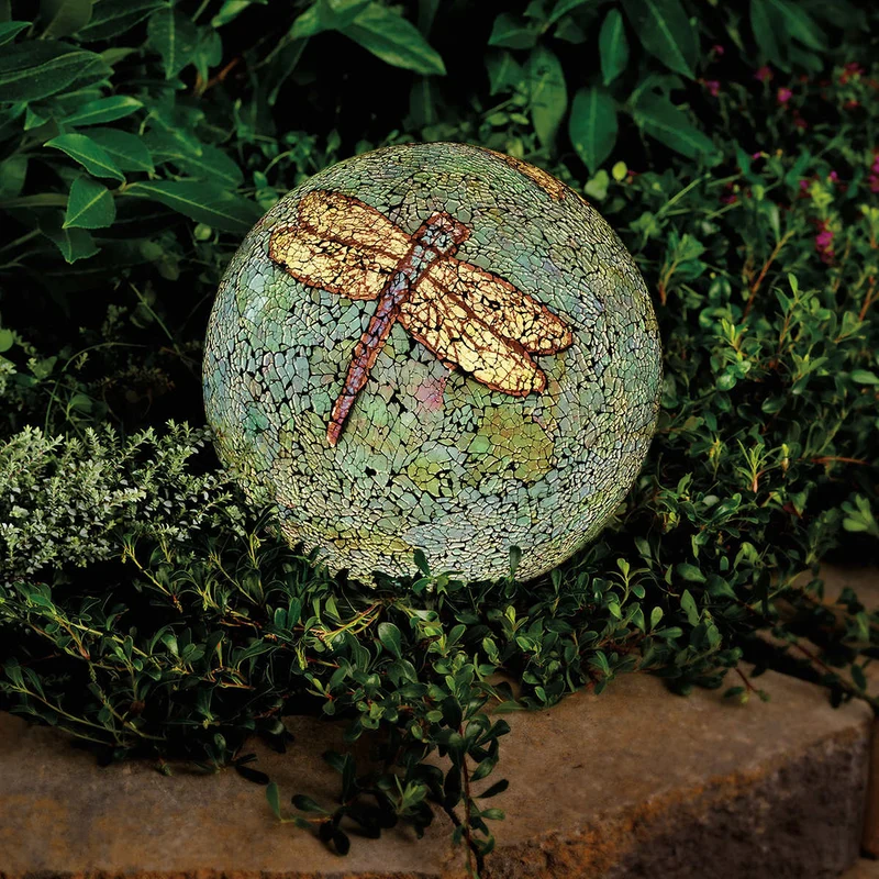 NATURALLY SOLAR - Globe de Lumière Solaire en Mosaïque