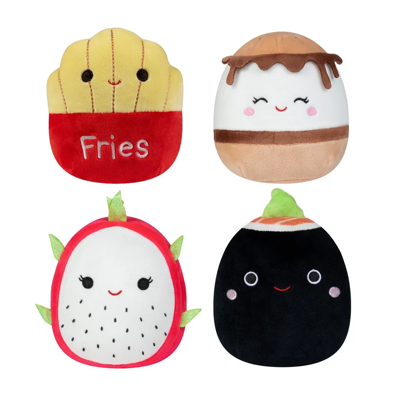 SQUISHMALLOWS - Ensemble de 8 Peluches