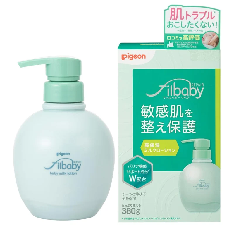 Pigeon Baby Milk Lotion 380g - Gentle Moisturizer for Delicate Skin