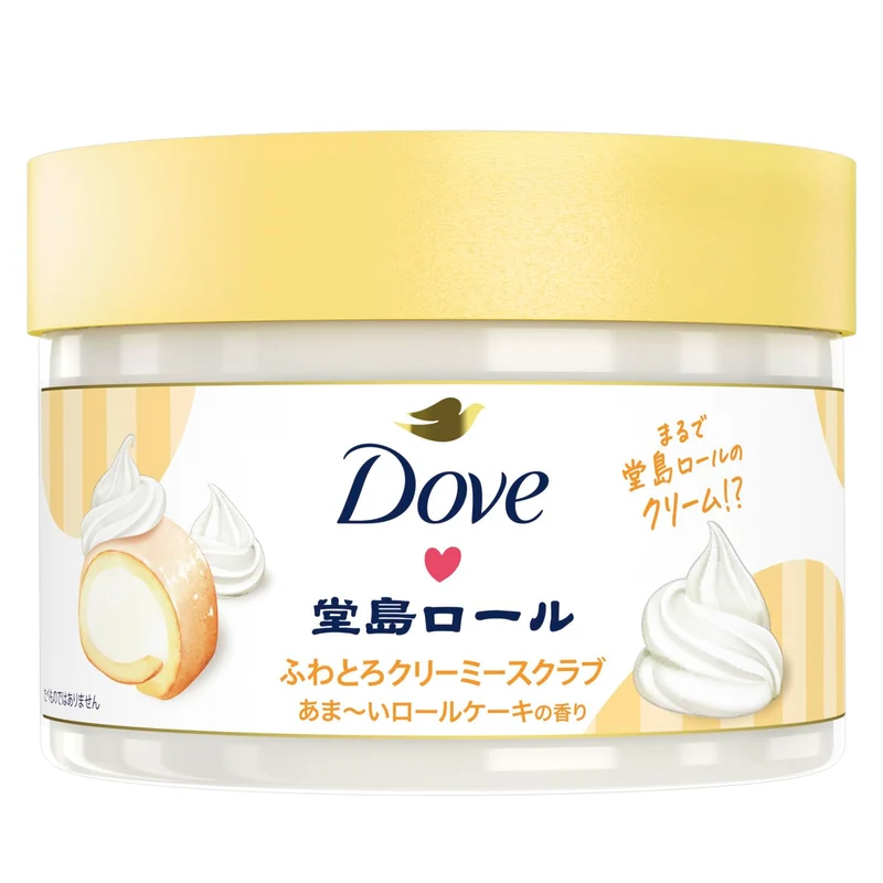 Dove Creamy Scrub Dojima Roll 298g Exfoliating Body Wash