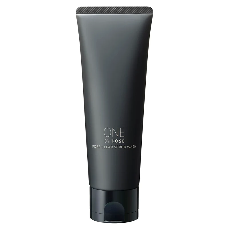 One By Kose Pore Clear Facial Cleanser 130g with Hyaluronic Acid for Blackheads