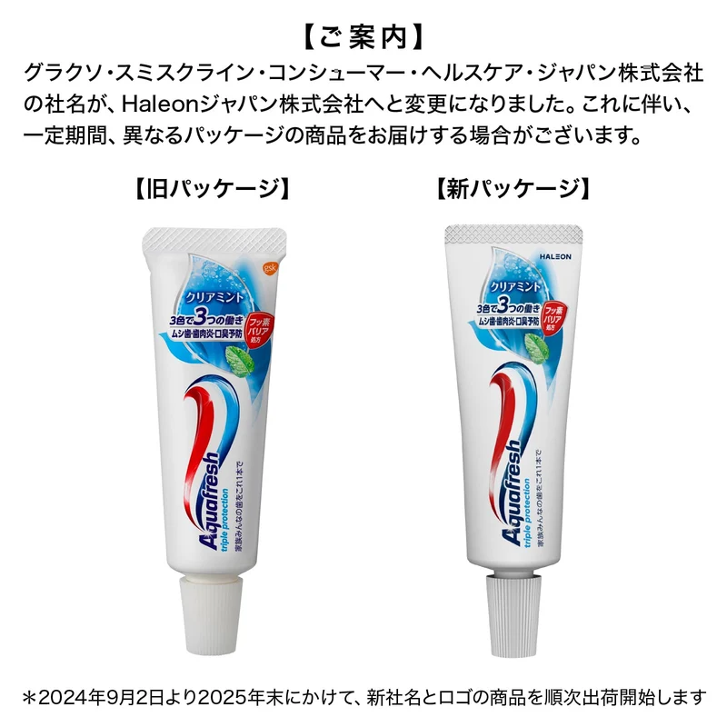 Aquafresh Clear Mint Toothpaste 35G - Freshen Breath and Protect Teeth