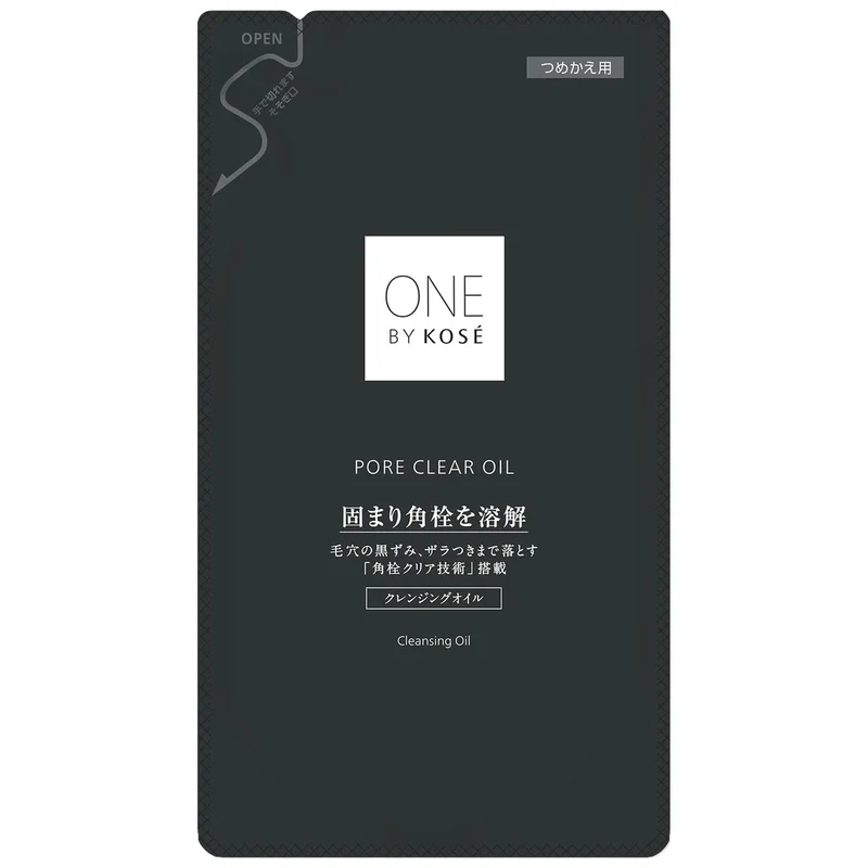One By Kose Cleansing Pore Clear Oil Refill 160ml for Makeup Removal