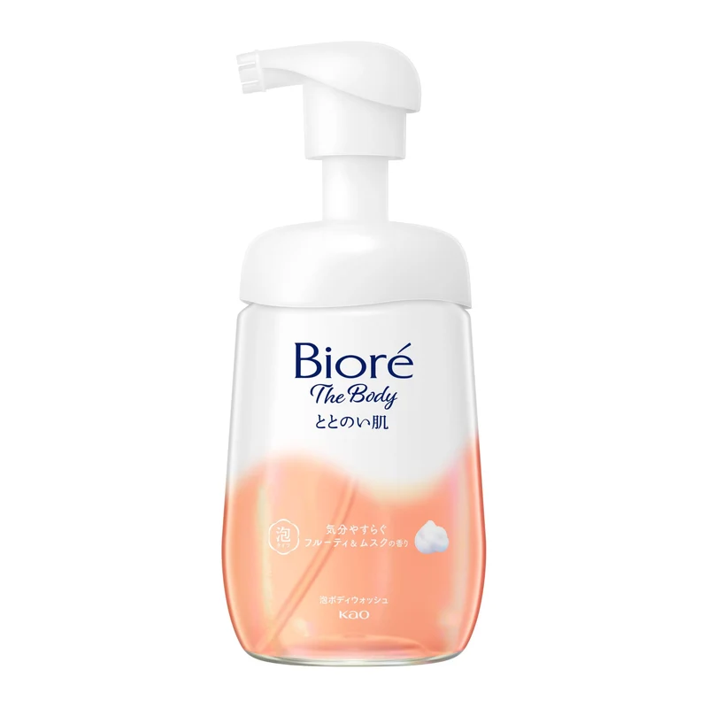 Biore U Body Wash 480ml Fruity Musk Scent Foam Cleanser Totonoihada