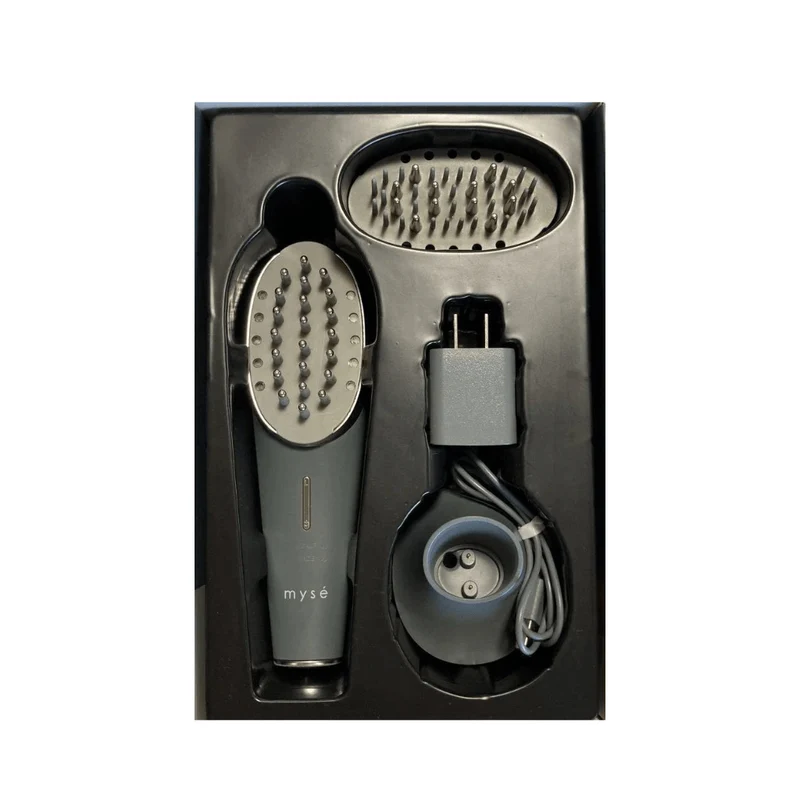 YA-MAN mysé Scalp Lift Active EMS Waterproof Scalp Brush Gray MS80G AC100V～240V