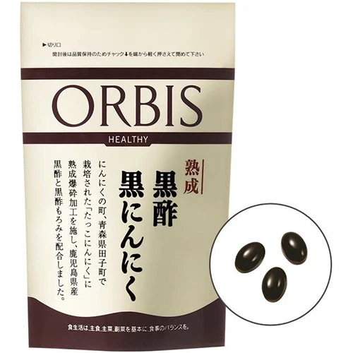 Orbis Mature Black Vinegar & Garlic Supplement 310mg - 90 Capsules