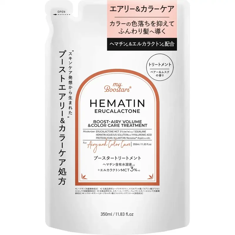 My Boostars Hematin ErucalactTreatment Refill 350ml Airy Color Care