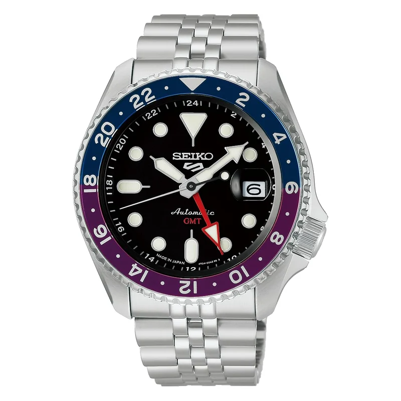 SEIKO 5 Sports SKX GMT SBSC021 JAPAN Limited Men's Silver Watch