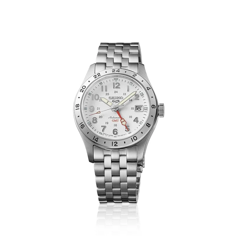SEIKO 5 Sports Field GMT 'Sports Style' SBSC009 Men's Silver