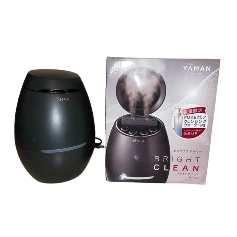 YA-MAN Bright Clean Pore-Care Steamer Black (IS98B 2020) AC100V