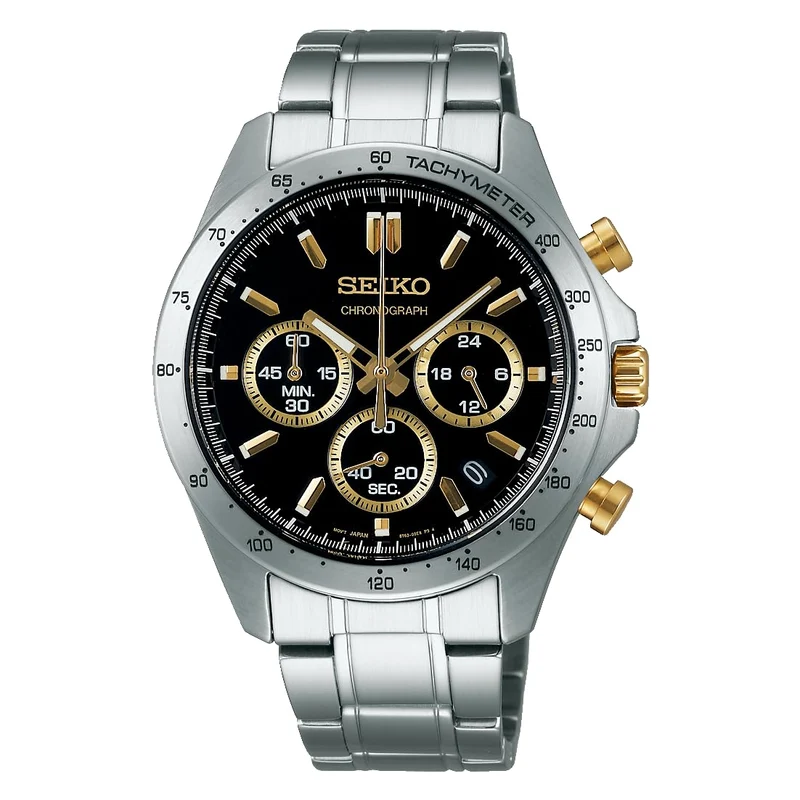 SEIKO Selection SBTR015 Quartz Chronograph (Three Subdials) - Men's Silver