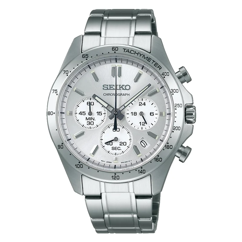 SEIKO Selection SBTR009 Quartz Chronograph (three subdials) – Men's Silver