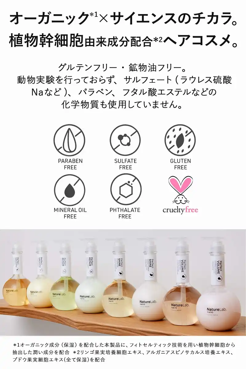 Nature Lab Tokyo Perfect Volume Shampoo for Thinning Hair 340ml