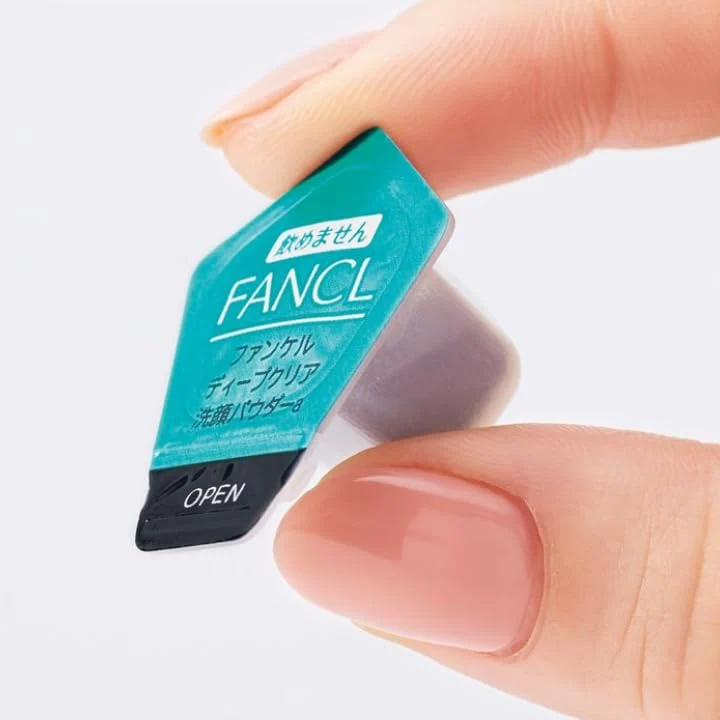 FANCL Deep Clear Face Wash Powder 30-Piece Set for Radiant Skin