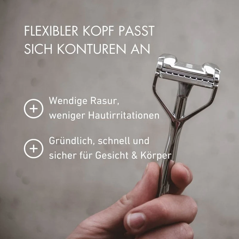 SHAVENT Original 1.0 Schwingkopf-Rasierer, inkl. Standfuß