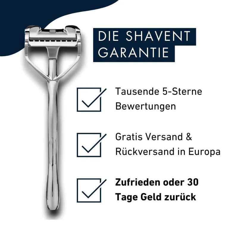 SHAVENT Original 1.0 Schwingkopf-Rasierer, inkl. Standfuß
