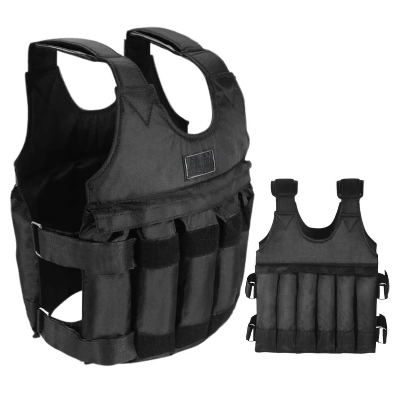 POWERWEAR – Gilet Pesi Regolabile da 110 lb per Allenamenti Potenziati