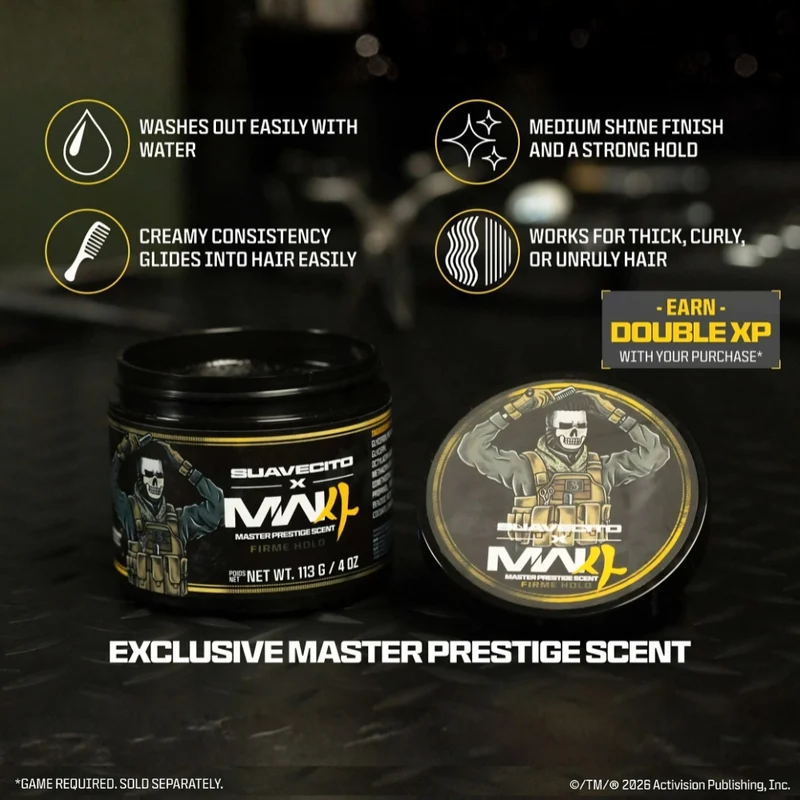 X MW4 - Pommade "Firme Strong Hold" Édition Master Prestige (118.3ml/4.0oz)