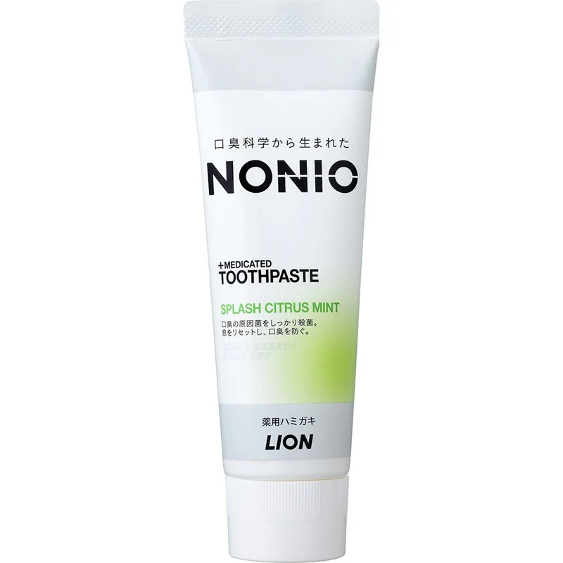 Lion Nonio Toothpaste Splash Citrus Mint 130g - Fresh Breath & Clean Teeth