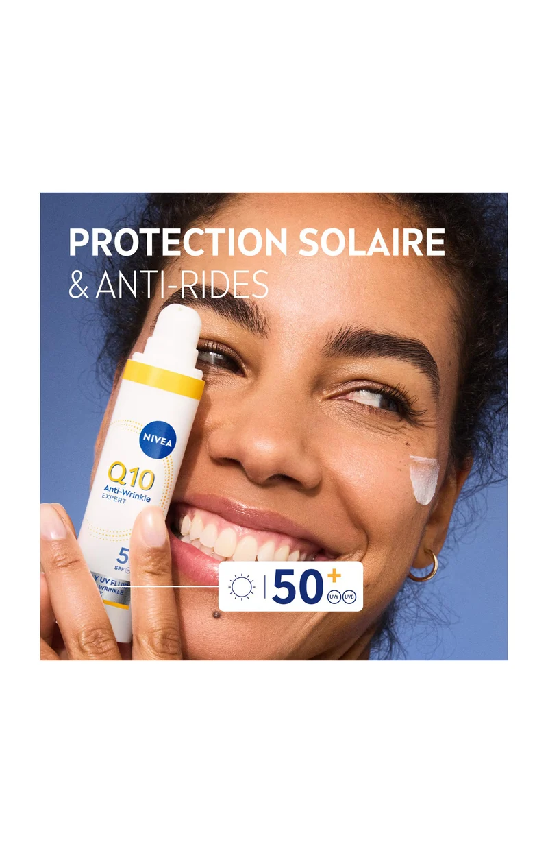 Fluide anti-âge FPS50 - Q10 - Visage - 40 ml