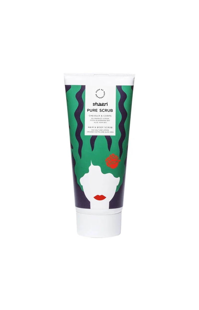 Gommage naturel - Sel marin & aloe vera - Cheveux & corps - 100 ml
