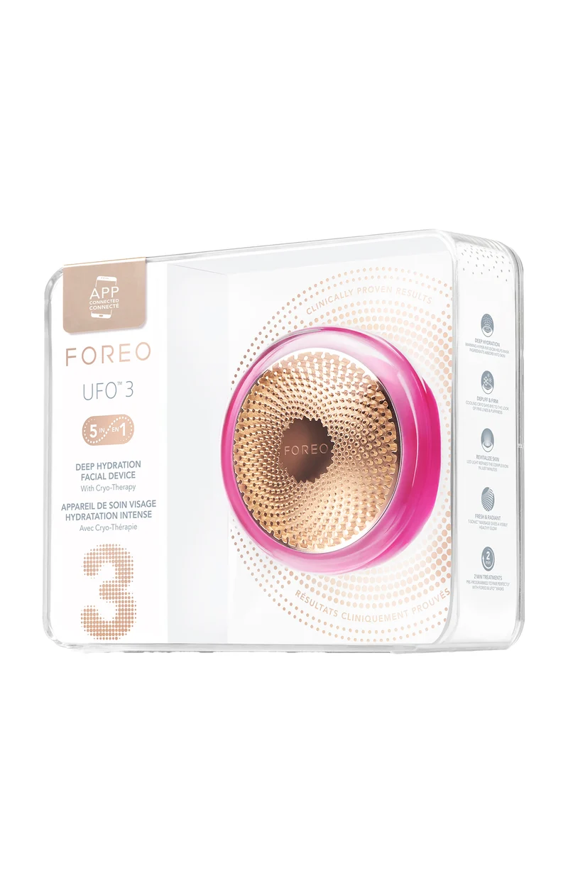 UFO™ 3- Appareil masques & luminothérapie intelligents - Visage - Fuchsia