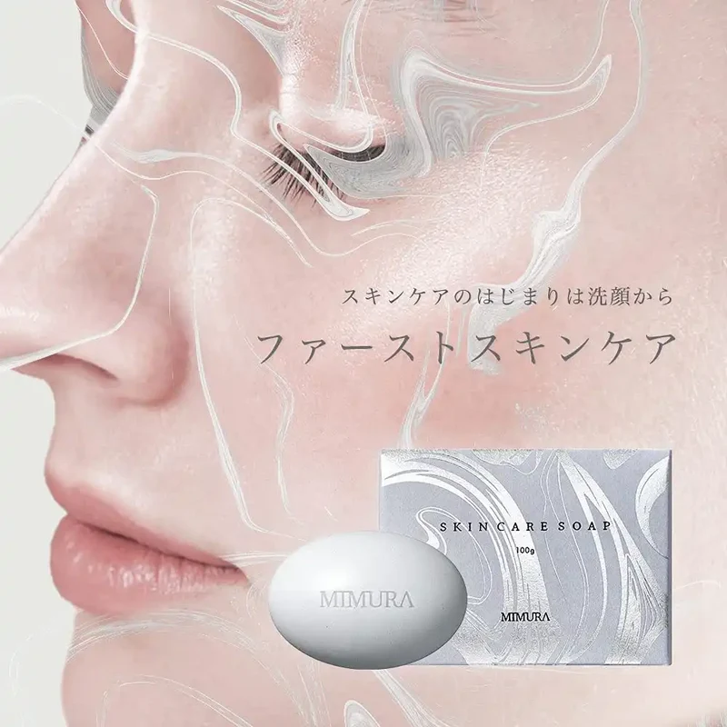 Mimura Skincare Soap 100g - Additive-Free Charcoal Honey Face & Body Cleanser