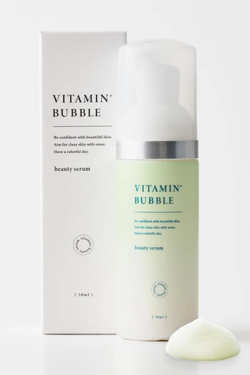 Emoc Vitamin C Serum with Niacinamide for Pore Care and Placenta Foam