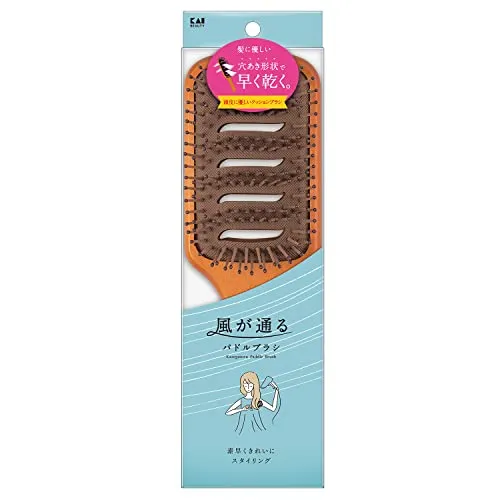 KAI Air Passing paddle Hair brush Quick drying KQ3177